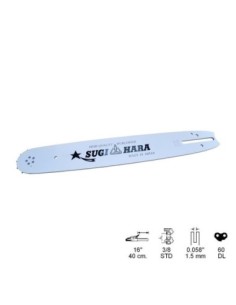 ESPADA SUGIHARA HSQ 16", 3/8, PASO 0,58, 60 ESLABONES