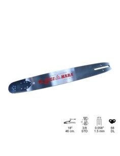 ESPADA SOLIDA SUGIHARA 18", PASO  3/8", 0.58", 68 ESLABONES