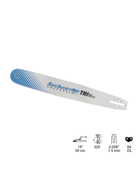 ESPADA LAMINADA 15"/38CM PASO 325 GALGA 0.058/1,5MM 64 ESLABONES