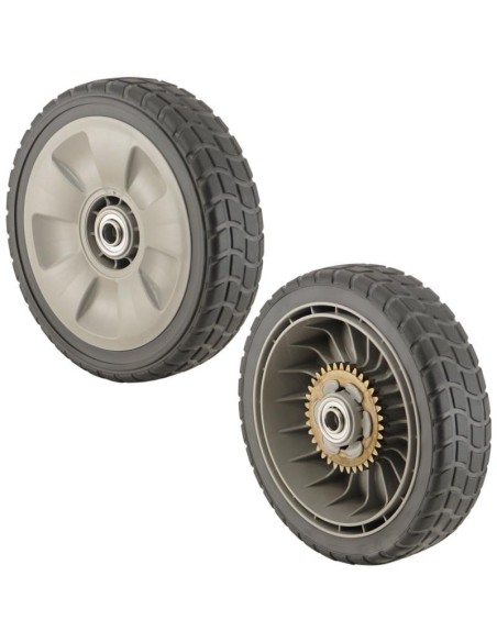 RUEDA TRASERA HND DIAM. 200MM, EJE 12,5 MM, INCLUYE PIÑON HRB215, HRB536, HRM215, HRM536, HRS536