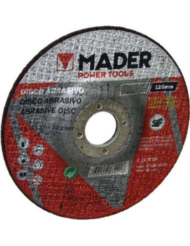 Disco Abrasivo, Corte Piedra, 3x22.2x125mm - MADER® | Power Tools