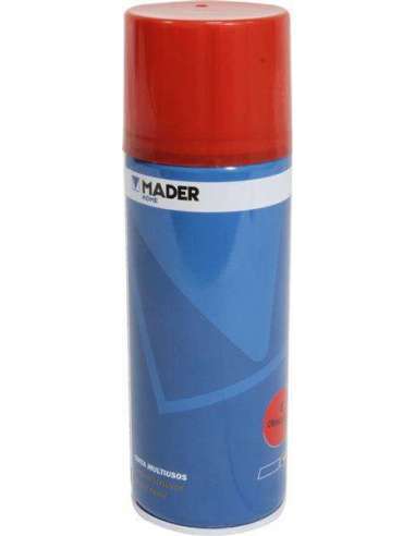 Spray Pintura Multiusos, Orange Red, Ref. 6, 400ml - MADER® | Home Tools