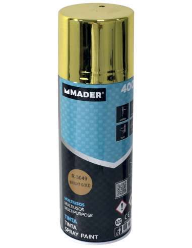 Spray Pintura Multiusos, Ouro, 400ml - MADER® | Home Tools