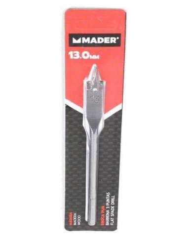 Broca 3 Puntas para Madera, 13mm - MADER® | Power Tools