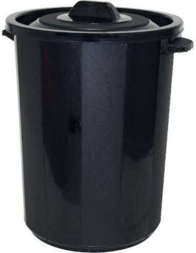 Cubo Basura, Negro, 45L - MADER® | Home Tools