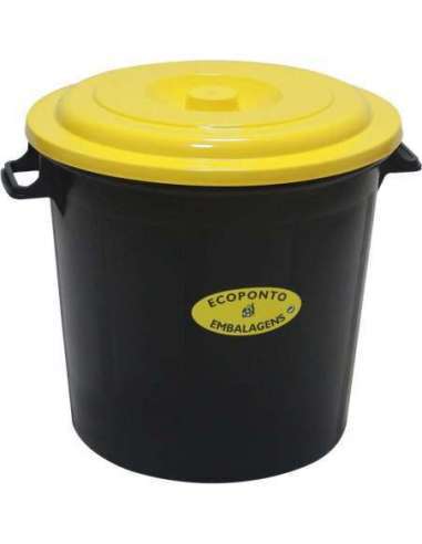 Cubo Basura, Amarillo, 50L