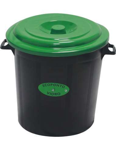 Cubo Basura, Verde, 50L