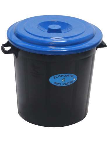 Cubo Basura, Azul, 50L