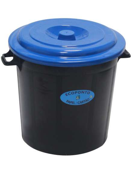 Cubo Basura, Azul, 50L