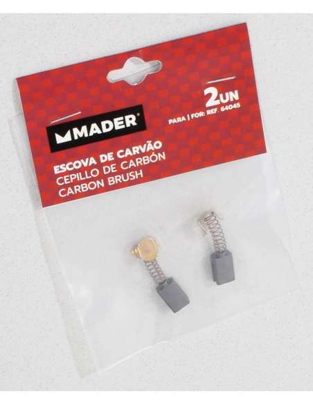 Cepillo de Carbón, para Amoladora 64045 - MADER® | Power Tools