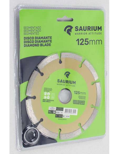 Disco Diamante, Segmentado, 125mm - SAURIUM®