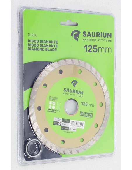 Disco Diamante, Turbo, 125mm - SAURIUM®