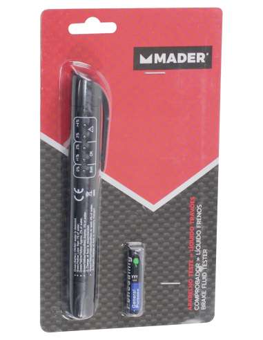 Comprobador, Liquido Frenos, 5 LED  - MADER® | Power Tools