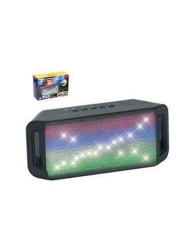 COLUNA BT COM LEDS 2X3W