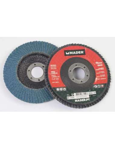 Disco Laminillas, Zirconio, 115mm, GR40 - MADER® | Power Tools