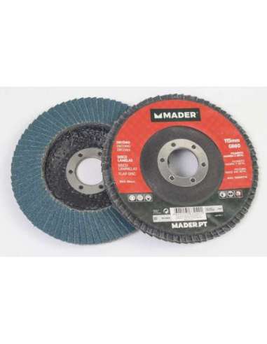 Disco Laminillas, Zirconio, 115mm, GR80 - MADER® | Power Tools