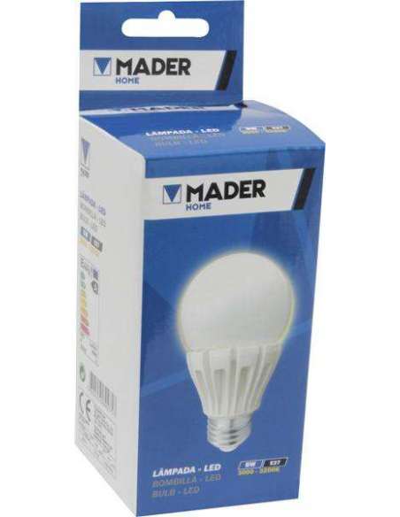 Bombilla LED, E27, 8W, 250Lm - MADER® | Home Tools