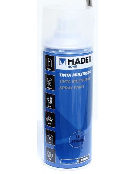 Spray Pintura Multiusos, Lacquer, Ref. 190, 400ml - MADER® | Home Tools