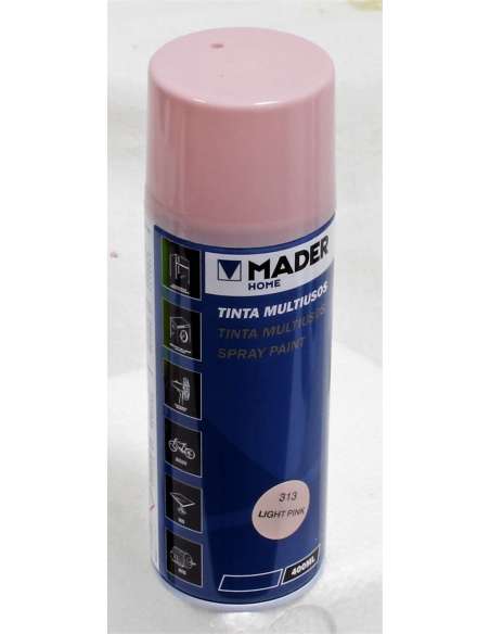 Spray Pintura Multiusos, Light Pink, Ref. 313, 400ml - MADER® | Home Tools