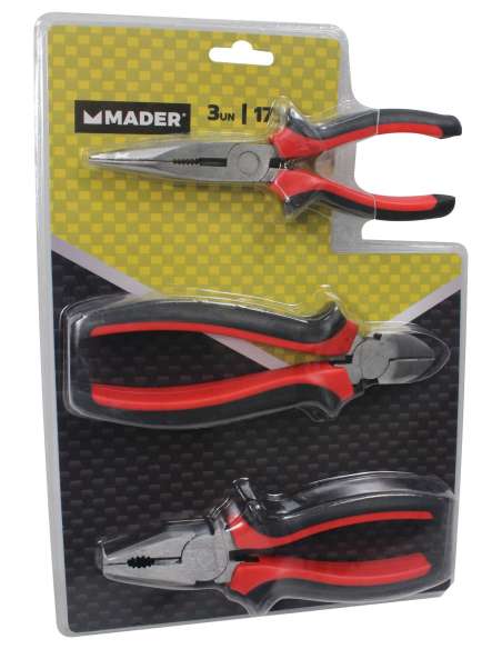 Kit Alicates, 3Un, 175mm - MADER® | Hand Tools