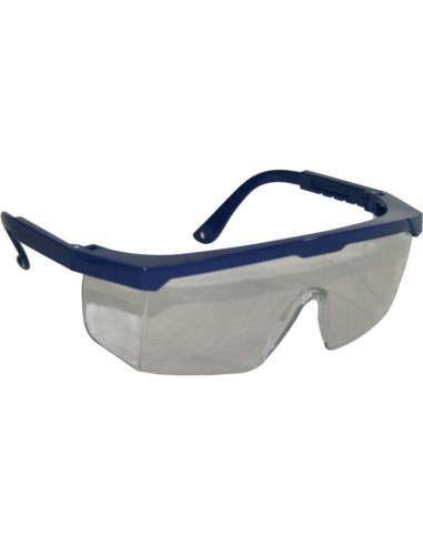 Gafas de Protección, Lente de Espejo, Armadura Azul - MADER® | Hardware