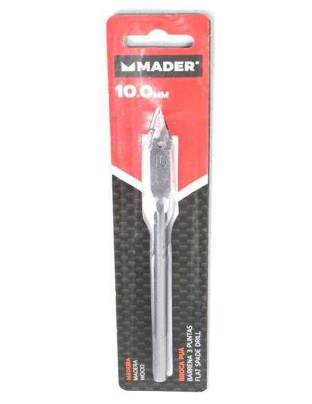 Broca 3 Puntas para Madera, 10mm - MADER® | Power Tools