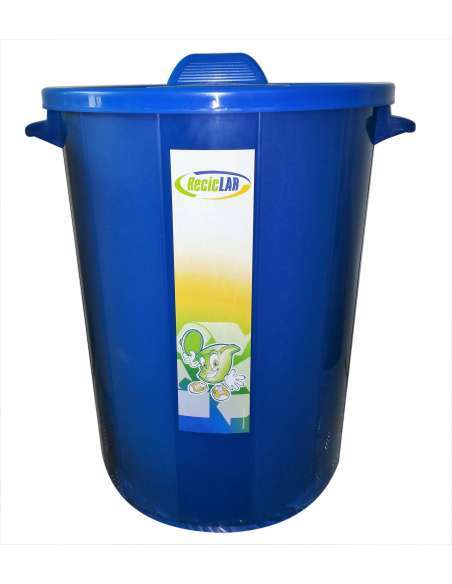 Cubo Basura, Azul, 45L - MADER® | Home Tools