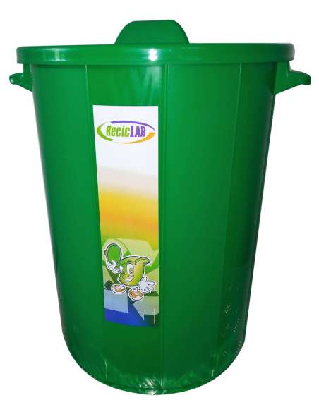 Cubo Basura, Verde, 45L - MADER® | Home Tools