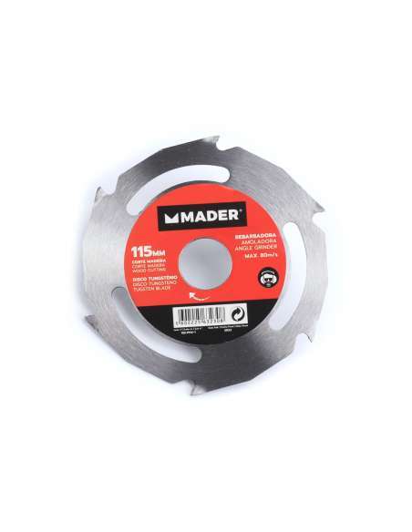 Disco Tungsteno, Corte Madera para Amoladora, 115mm  - MADER® | Power Tools