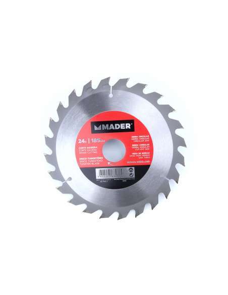 Disco Tungsteno, Corte Madera, 185mm, 24D - MADER® | Power Tools