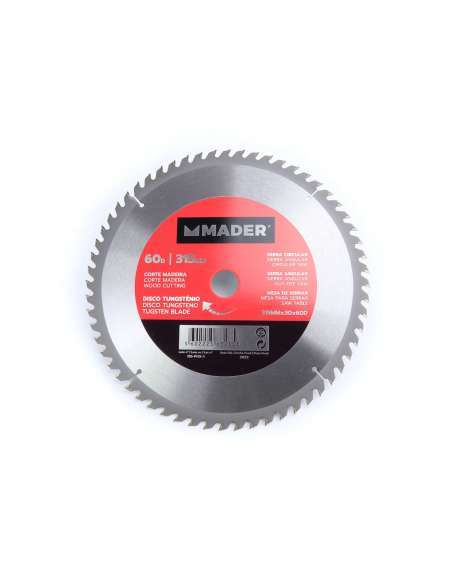 Disco Tungsteno, Corte Madera, 315mm, 60D - MADER® | Power Tools