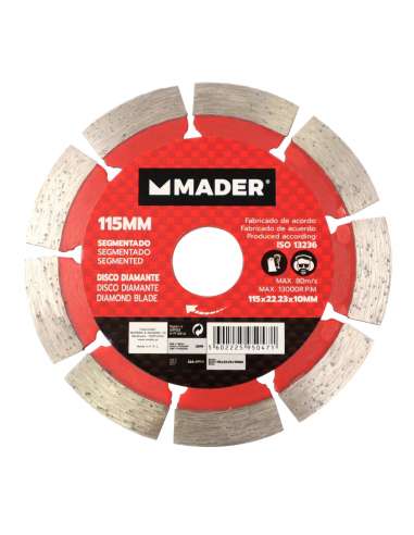 Disco Diamante, Segmentado, 115mm - MADER® | Power Tools