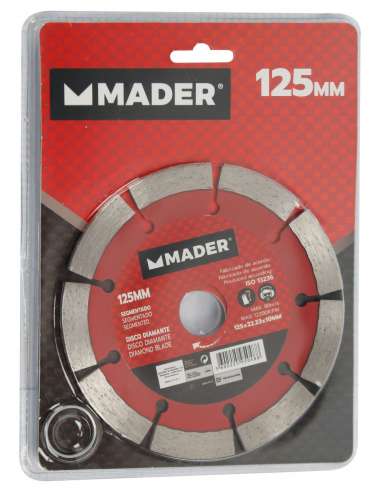 Disco Diamante, Segmentado, 125mm - MADER® | Power Tools