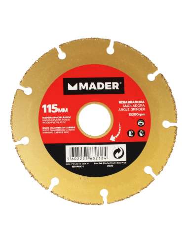 Disco Diamantado Carbide, 115mmm - MADER® | Power Tools