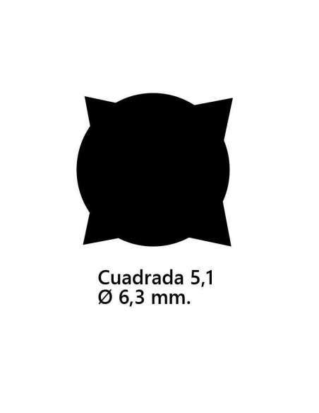 ADAPTADOR "I" 5.1 CUADRADO Ø6.3MM